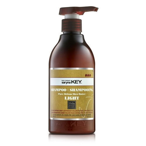 Saryna Key Damage Light Pure African Shea Shampoo Atstatomasis plaukų šampūnas su taukmedžio sviestu 500ml