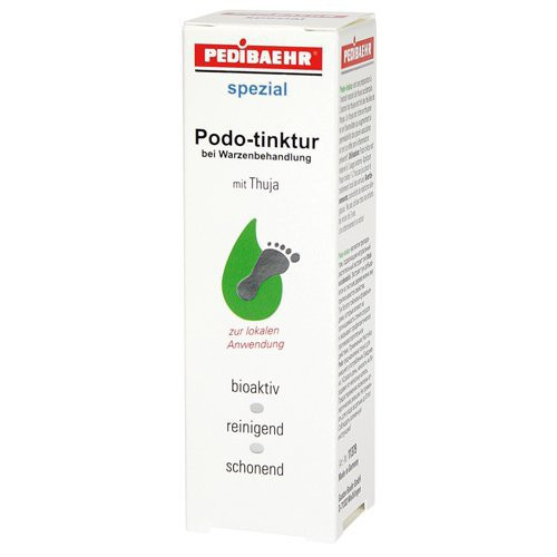Pedibaehr Podo-tinktur Tinktūra su tujų ekstraktu šalinti karpoms 30ml