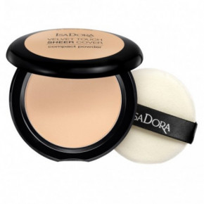 Isadora Velvet Touch Sheer Cover Compact Powder Kompaktinė pudra 41 Neutral Ivory