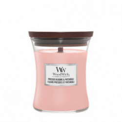 WoodWick Pressed Blooms & Patchouli Candle Žvakė Heartwick