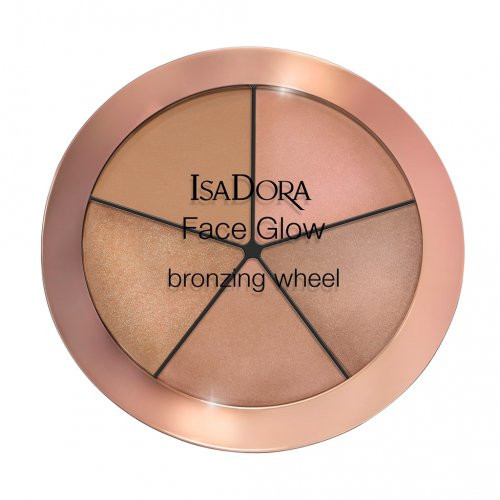 Isadora Face Glow Bronzing Wheel Veido bronzantų paletė 18g