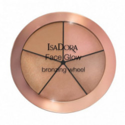 Isadora Face Glow Bronzing Wheel Veido bronzantų paletė 18g