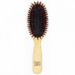 TEK Salone Oval Brush With Boar Bristles and Nylon Medinis, kombinuotas plaukų šepetys 1 vnt.