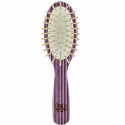 TEK Little Purse Brush in Kaleidowood Mažas medinis plaukų šepetys Violetinis