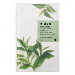 Mizon Joyful Time Essence Mask Green Tea Veido kaukė su žaliąja arbata 23g