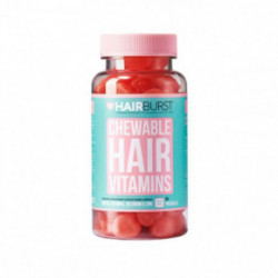 Hairburst Chewable Hair Vitamins Maisto papildas plaukams, braškių ir juodųjų serbentų skonio 60 guminukų