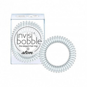 Invisibobble Slim plaukų gumytė 3vnt. Crystal Clear