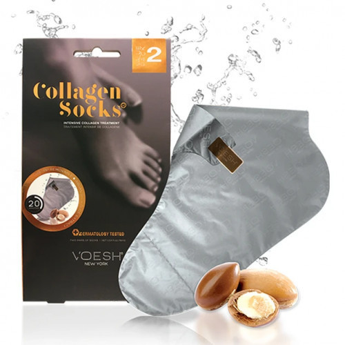 VOESH Collagen Socks Kaukė pėdoms su kolagenu 2 poros