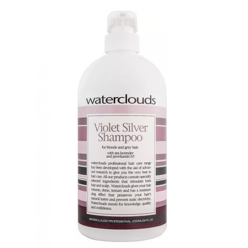 Waterclouds Violet silver šampūnas skirtas šviesiems ar žiliems plaukams 250ml