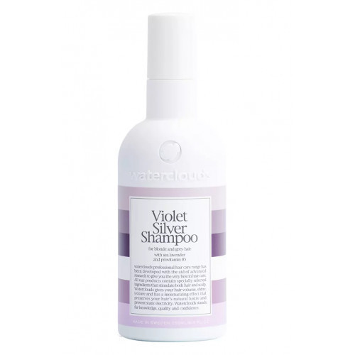 Waterclouds Violet silver šampūnas skirtas šviesiems ar žiliems plaukams 250ml