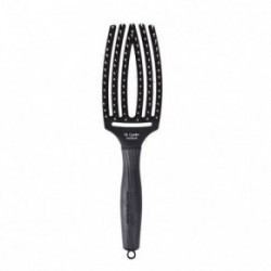 Olivia Garden Finger Brush Combo Lenktas kiauryminis plaukų šepetys mišriais šereliais Small