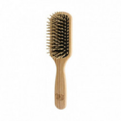 TEK Natural Paddle Brush with Short Pins Stačiakampis plaukų šepetys iš natūralaus medžio, didelis 1 vnt.
