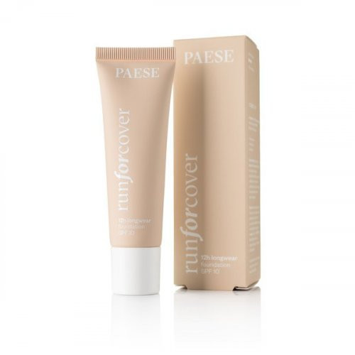 Paese Run for Cover 12h Longwear Foundation SPF10 Kreminė pudra 10C Ivory