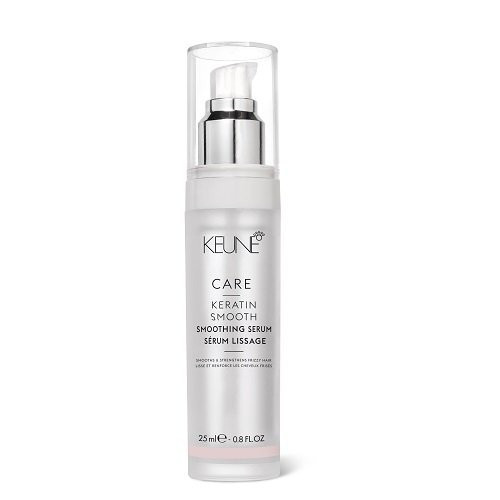 Keune Keratin Smooth serumas su keratinu sausiems, nepaklusniems plaukams 25ml