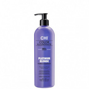 CHI Ionic Color Illuminate Platinum Blonde Shampoo Spalvos atgaivinimo šampūnas 355ml