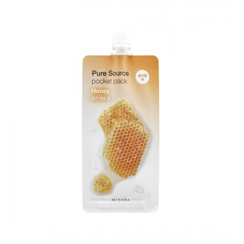 Missha Pure Source Pocket Honey Veido kaukė su medumi 10ml