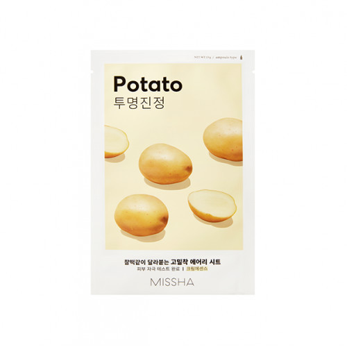 Missha Airy Fit Sheet Mask Potato Veido kaukė 19g