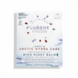 Lumene Arctic Hydra Care Moisture & Relief Rich Night Balm Naktinis veido balzamas 50ml