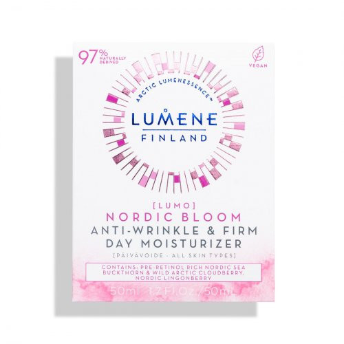 Lumene Nordic Bloom Anti-wrinkle & Firm Day Moisturizer Dieninis stangrinamasis veido kremas 50ml