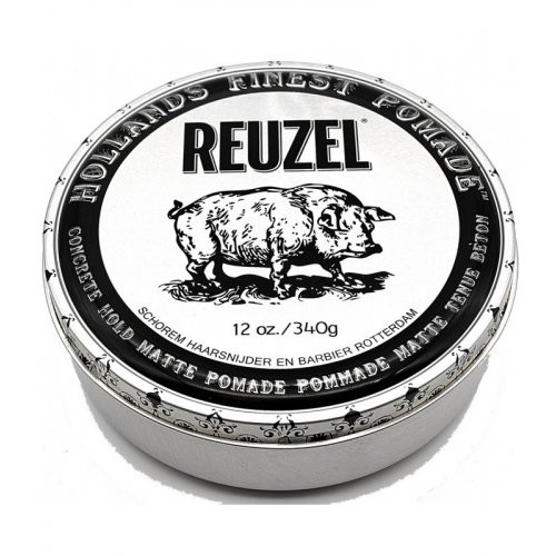 Reuzel Concrete Hold Matte Pomade Itin stiprios fiksacijos plaukų formavimo pomada 35g