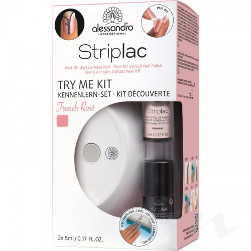 Alessandro Striplac Try Me Kit French Rose Rinkinys