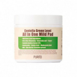 Purito Centella Green Level All In One Mild Pad Valomieji padeliai veidui 70 vnt.