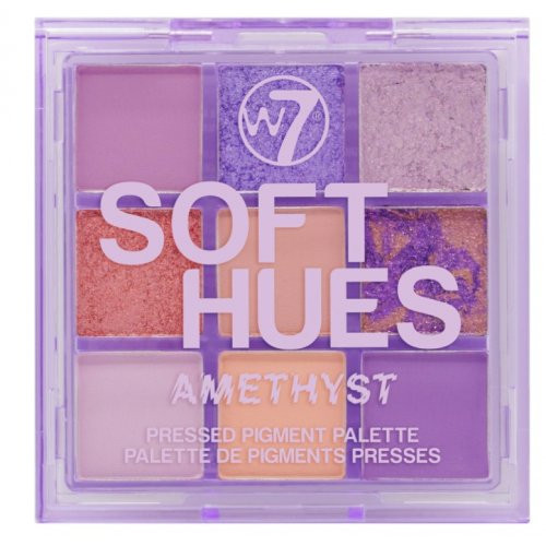 W7 cosmetics Soft Hues Pressed Pigment Palette Akių šešėlių paletė Rose Quartz