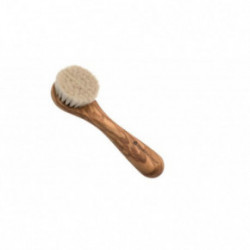 Hydrea London Olive Wood Facial Brush Veido valymo šepetėlis Soft/Medium