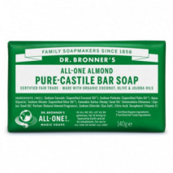 Dr. Bronner's Almond Pure-Castile Bar Soap Ekologiškas kietas muilas 140g