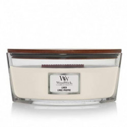 WoodWick Linen Candle Žvakė Heartwick