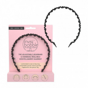 Invisibobble Hairhalo Black Sparkle Lankelis plaukams True Dark Sparkle