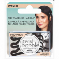 Invisibobble Waver Pretty Dark Traceless Hair Clip Segtukai plaukams 3 vnt.