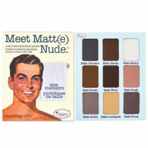 theBalm Meet matte nude eyeshadow palette Akių šešėlių rinkinys (9 spalvos) 25.5g