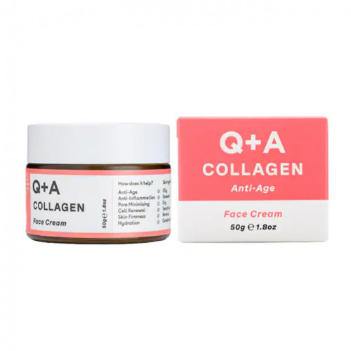 Q+A Collagen Anti-Age Face Cream Veido kremas su kolagenu 50g