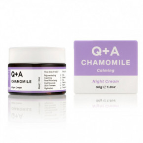 Q+A Chamomile Night Cream Raminamasis naktinis veido kremas 50g