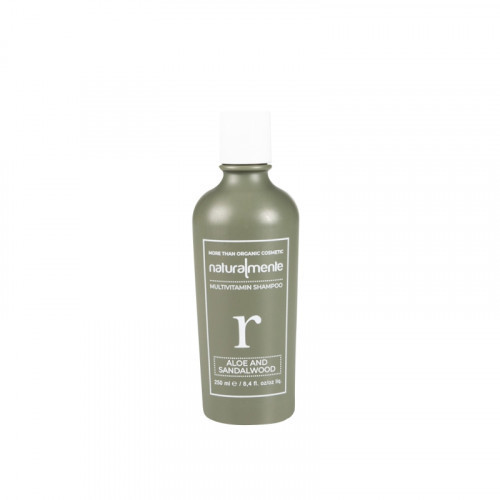 Naturalmente Multi-vitamin Aloe and Sandalwood Shampoo Alavijo ir sandalmedžio šampūnas 250ml