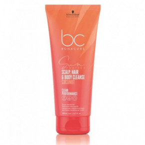 Schwarzkopf Professional BC Sun Protect Scalp, Hair & Body Cleanse Galvos odos, plaukų ir kūno valomoji priemonė 200ml