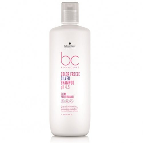 Schwarzkopf Professional BC CP Color Freeze pH 4.5 Silver Shampoo Sidabro atspalvį suteikiantis plaukų šampūnas 250ml