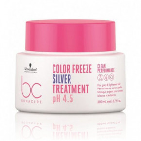 Schwarzkopf Professional BC CP Color Freeze Silver pH 4.5 Treatment Kaukė šviesintiems plaukams 200ml