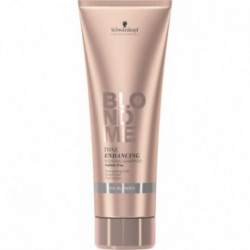 Schwarzkopf Professional BlondMe Cool Ice Color Enhancing Shampoo Atspalvį paryškinantis plaukų šampūnas (šalto ledo) 250ml