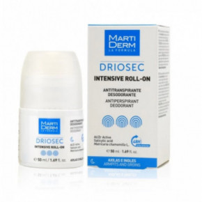 MartiDerm Driosec Intensive Roll-On Rutulinis dezodorantas pažastims ir kirkšnims 50ml