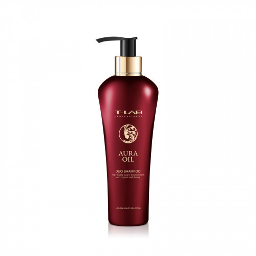 T-LAB Professional Aura Oil DUO Shampoo Šampūnas prabangiam plaukų švelnumui ir natūraliam grožiui 750ml