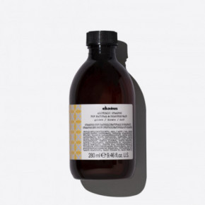 Davines Alchemic Golden Shampoo Dažantis plaukų šampūnas auksinės spalvos 280ml