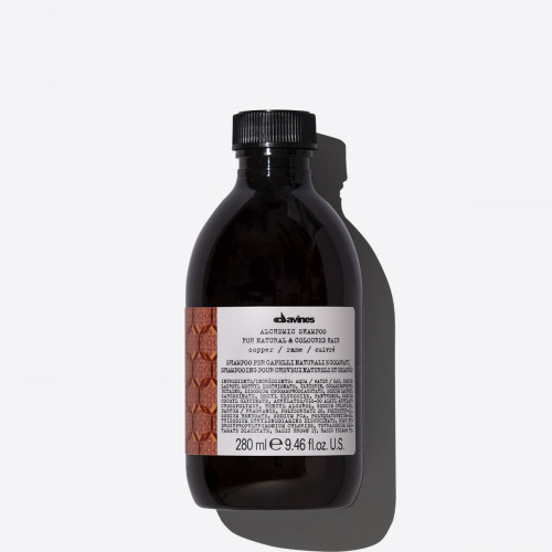 Davines Alchemic Copper Shampoo Dažantis plaukų šampūnas vario spalvos 280ml