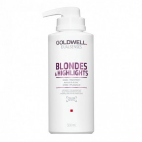 Goldwell Dualsenses Blondes & Highlights 60sec Treatment Intensyvi kaukė šviesiems plaukams 500ml