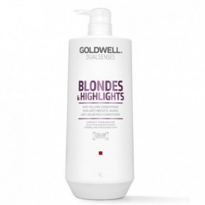 Goldwell Dualsenses Blondes & Highlights Anti-Yellow Conditioner Kondicionierius šviesiems plaukams 1000ml