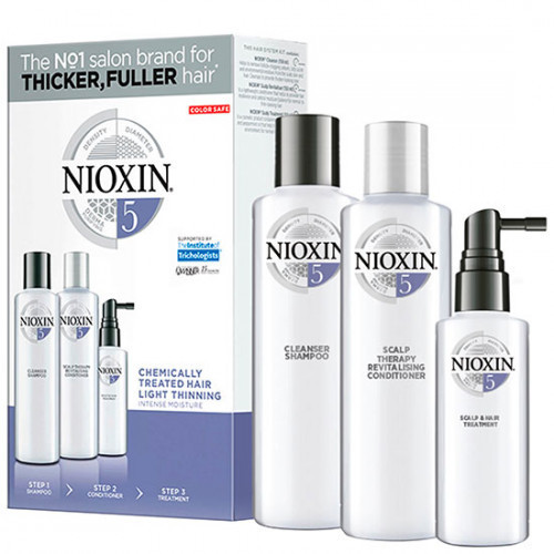 Nioxin Hair system kit 5 rinkinys plaukų ir galvos odos priežiūrai (150+150+50ml) Small