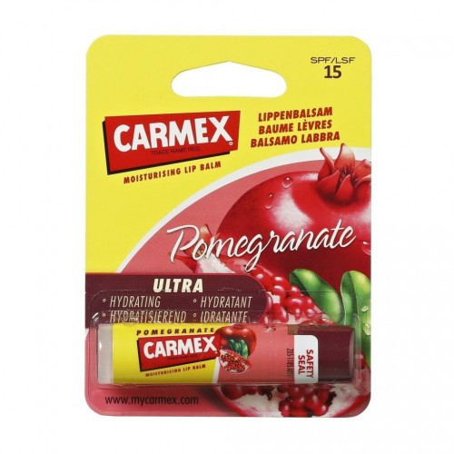 Carmex Pomegranate Stick Granatų skonio pieštukinis lūpų balzamas 4.25g