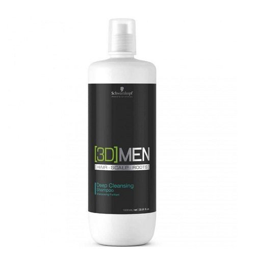 Schwarzkopf Professional 3D Men Deep Cleansing Gilaus valymo šampūnas vyrams 250ml