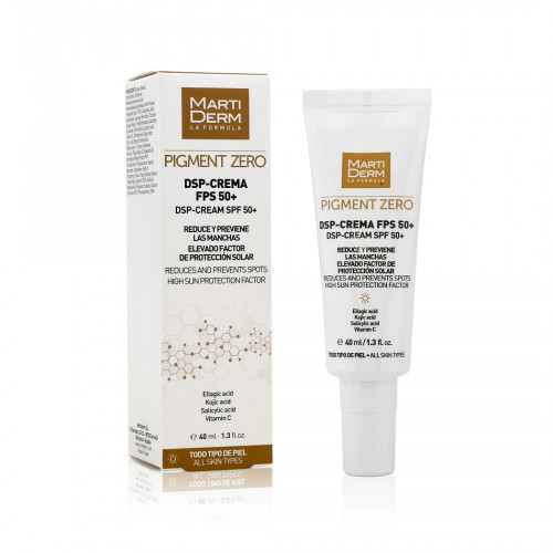 MartiDerm Pigment Zero DSP-Cream SPF50+ Depigmentacinis veido kremas 40ml